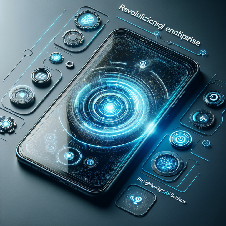 IA légère pour mobile business